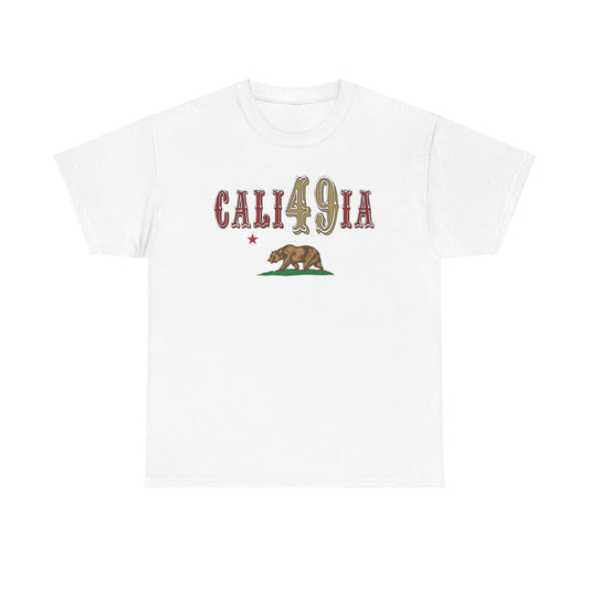 CALI49IA - Unisex Heavy Cotton Tee - White